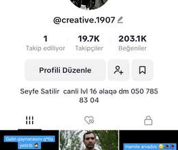 TikTok hesabı – Digər – ucuztap.az