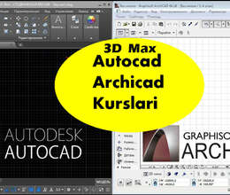 Autocad Archicad 3ds max Vray kursları