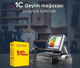 Geyim mağazası satış sistemi-1C barkod sistem