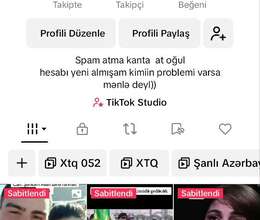 Tik- tok hesabı