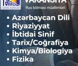 Müəllimləri əməkdaşlığa dəvət edirik – Təhsil və elm – ucuztap.az