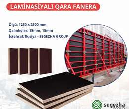 Laminasiyalı Qara Fanera