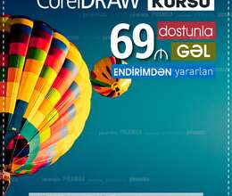 Corel Draw kursuna xüsusi endirim