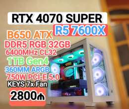 RTX 4070 SUPER - R5 7600x