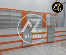 Aptek vitrin mebel sifarişi