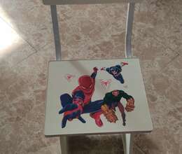 Uşaq yazı masası və oturacaq dəsti