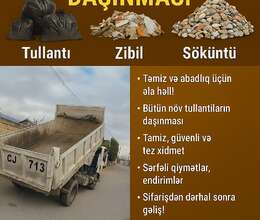 Ucuz qiymətə tullantı zibil və söküntülərin atılması