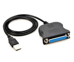 USB 2.0 to 25 Pin DB25 Parallel Port Cable