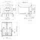 Разъем USB-B для печатной платы