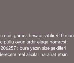 Epic games hesabı 