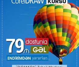 Corel Draw kursuna xüsusi endirim