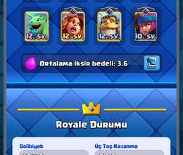 Clash Royale hesabı