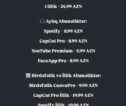 Netflix Premium və Digər Platformalara Aylıq və İllik Abunəliklər