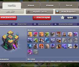 Clash of Clans TH14 hesabı