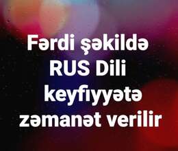 Rus dili böyüklər üçün 