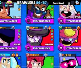 44k Brawl Stars hesabı 86 karakter