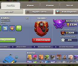 Clash Of clans hesabı