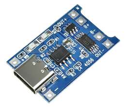 Зарядное устройство Type-c/Micro/Mini USB 5V 1A 18650 TP4056