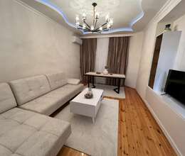 Əşyalı 2 otaqlı tam təmirli mənzil 