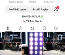 Tiktok səhifəsi