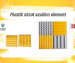 Plastik sürət azaldıcı element