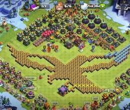 Clashof Clans hesab 15 Bələdiyyə