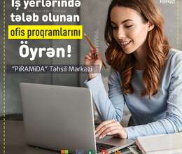 Ofis proqramları üzrə intensiv kompüter kursları 28 may