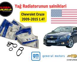 "Chevrolet Cruze 1.4" yağ radiatorunun salnikləri