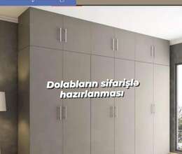 Dolab sifarişlə hazırlanır 