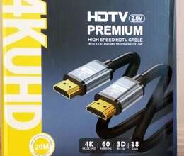 HDTV Kabel Satışı -4K UHD HDTV PREMIUM 20 M