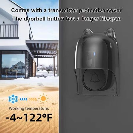 Wireless Doorbell Set | Беспроводной Дверной Звонок | Simsiz Qapı Zəngi Dəsti