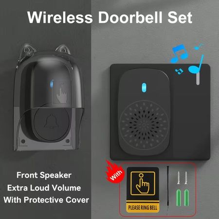 Wireless Doorbell Set | Беспроводной Дверной Звонок | Simsiz Qapı Zəngi Dəsti