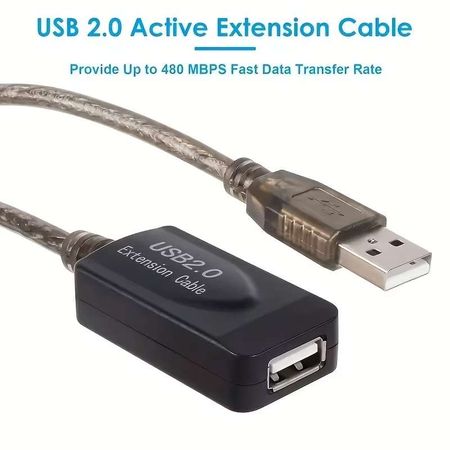 USB 2.0 Active Extension Cable 10 Metr