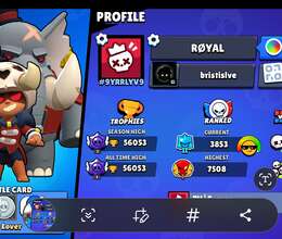 Brawl stars hesabı 56k full karakter