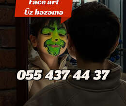 Üz bəzəmə face art xidməti – Musiqi və əyləncə – ucuztap.az