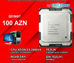 Prosessor LGA 2011-V3 İntel Xeon E5-2680V4