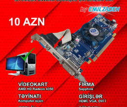 Videokart AMD HD 4350 512MB 64bit 800Mhz Sapphire