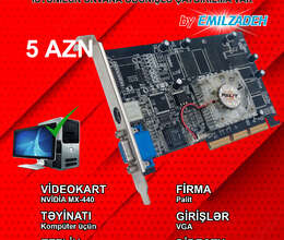 Videokart Nvidia MX-440 64MB 128bit 400Mhz Palit