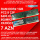 Operativ Yaddaş DDR2 1GB 667/800Mhz Dimm