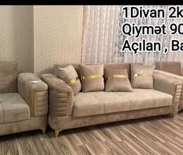 Divan kreslo dəsti 