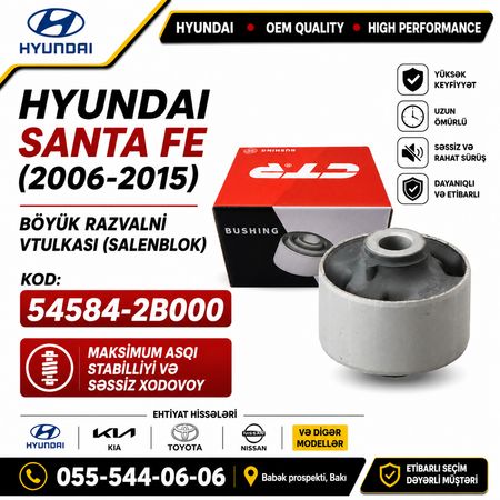 Hyundai Santa FE Böyük Razvalni Vtulkası 545842B000 Hyundai Kia Və Digər Modellərə Ehtiyat Hisseleri – Eht… – ucuztap.az