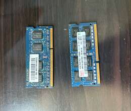 Noutbuk üçün DDR3 4GB ram + 2GB hədiyyə