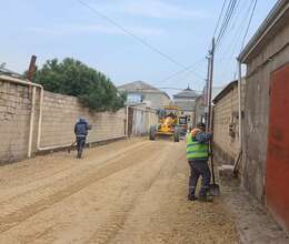 Asfalt örtüyünün çəkilməsi