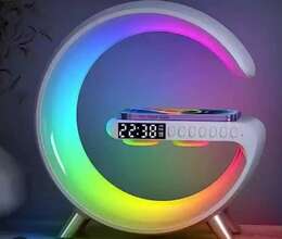 RGB led masaüstü saat