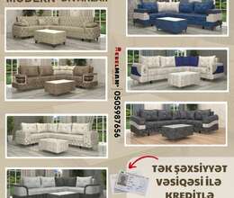 Künc divanlar KREDİTLƏ | Fabrik istehsalı