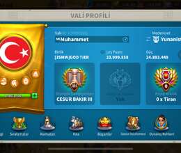 Rise of kingdoms hesabı