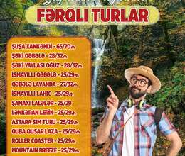 Sezonun 1 günlük turları 