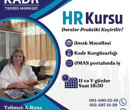 İnsan Resurslarının idarə edilməsi- HR Kursu