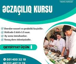 Xanımlar və Bəylər üçün Əczaçılıq Kursları