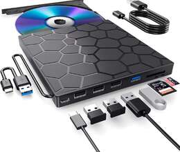 Xarici DVD Writer + Hub